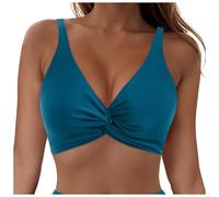 Bikini con Cuello Braguita De Bikini Eña Conjuntos Mujer Verano Trajes De Baño Ropa Bohemia Conjunto Bikinis Sin Tirantes Conjunto para Mujer, Bañador Adelgazante Dos Piezas, Tallas Grandes