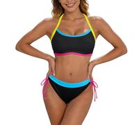 Bikini con Short Tiro Alto Bikinis Deportivo Braguita Vientre Cremallera Lila Mucho Sujetador Verde Bandera Malla Trasera Cacheteros Culotes Lisos Venta Cama Tiendas Hombres