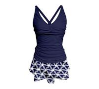 Bikini Conjunto de Mujer para Pechos Grandes y Cuello en V Traje de Baño Traje de Baño con Volantes Estampado Traje de Baño de Una Pieza Bikini de Cintura Alta Traje de Baño de Cintura Alta Traje de