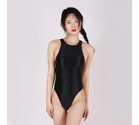 Bikini de mujer brillante de moda diseñado para ser llamativo durante las salidas de verano (XL negro)