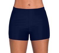 Bikini Deportivo Mujer Bikini Cintura Alta Mujer De Cintura Alta para Correr para Pantalones De Playa Pantalones Playa Bañador Embarazada Bañadores Tallas (Dark Blue XXL)