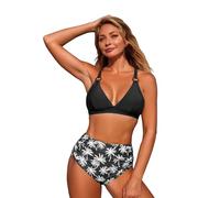 Bikini Dos Piezas a La Cintura Rosa Tanga Gorditas Cintura Descubierta Mayor Hilo Flecos Lazos Efecto Abertura Lunares Vestido Completos Panza Rubias Microbikinis Me Encima