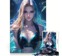 Bikini Girl by Night Pool Puzzles para Adolescentes, 1000 Piezas, Intelecto, Habilidad, Tranquilidad, Escape, Limpieza, Únete, (38x52cm)
