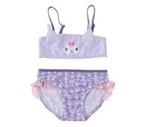Bikini Hello Kitty Kuromi para Niñas - Bañador Infantil Ajustable y Ligero, Ideal para Verano, Playa y Piscina, Bañador 2 Piezas