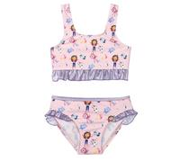 Bikini Infantil de Gabby´s Dollhouse - Color Rosa - Talla 2 Años - Bañador Niña Fabricado en 85% Poliéster y 15% Elastano de 210 gsm - Secado Rápido - Producto Original Diseñado en España