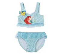 Bikini La Sirenita Niña 2 Piezas - Bikini Infantil Disney para Playa, Piscina y Verano, Secado Rápido, Ropa de Baño Ajustable y Forro Interior, Resistente, 5 Años