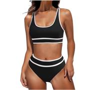 Bikini Mujer 2024 Bañador Menstrual Niña Conjunto de Bikinis Reductor Neopreno Trajes de Baño Dos Piezas Playa Moda Push up Bikini Cintura Alto Tankinis Beachwear Monokini Vacaciones Hawai