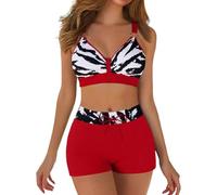 Bikini Mujer Braga Alta Bañadores Mujer Bikini Bandeau El Chico Que Me Gusta No Es Un Tanga Playa Bañador Bikinis Brasileños Viquinis Talla Grande Natacion con Relleno Y Push Up Deportivo Reductor