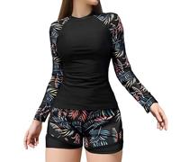 Bikini Mujer Conjunto Sexy Traje De Baño Tankini para Mujer con Diseño Y Espalda Elegante Conjunto De Dos Piezas Tiro Bikini Da Bañador Piscina Sexy (Black, S)