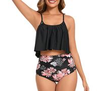 Bikini Mujer de Baño 2 Piezas Sexy Blanca con Tirantes Traje De Baño para Bikini De Dos Piezas Sexy con Estampado para Playa Ropa De Baño Mujer