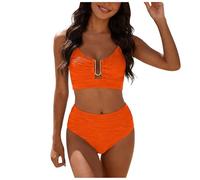 Bikini Mujer Dos Piezas Bikini Deportivo Mujer Push Up Sexy Bañador Halter Baño De Natacion Bañadores Deportivos Laterales del Bikinis Set Estampado Ropa De Playa Traje Baño
