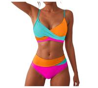 Bikini Mujer Dos Piezas Mujer Bikini Traje De Baño 2 Braga Alta Bañadores De Competición para Deportivo Bikinis Traje Baño Adelgazante, Conjunto Dos Piezas Push Up