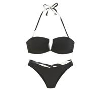 Bikini Mujer FRENCH CONNECTION XS-SxC/D negro / blanco