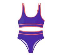 Bikini Mujer Negro Bikinis Mujer 2026 con Relleno Sexy Tallas Grandes Cómodo Dividido Playa Junto Al Mar con Sujetador Cojín Traje de Baño Bikini Talla Grande Braga Alta (Purple L)
