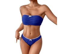 Bikini Mujer Top Pechos Grandes: Volante Impreso Traje de Baño de Una Pieza Volantes De Dos Piezas Cintura Alta Cintura Alta Traje de Baño Cuello V Traje de Baño Bikini de Cintura Alta Traje de Baño