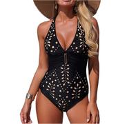 Bikini Pantalon Mujer, Traje De Baño Elegante De Una Pieza para Mujer Trajebaño Sexy con Aberturas Monokini Push Upverano Trajebañocintura Alta con Efecto Moldeador Trajebañouna Pieza para La