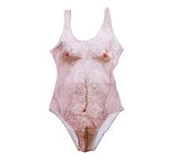 Bikini para Mujeres, Sexo De Un Traje De Baño con Estampado Falso Sexy De Una Pieza, Traje De Baño