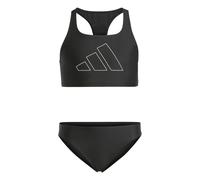 Adidas Niñas Performance Big Bars Bikini Girls, Black/White, 5-6 Years