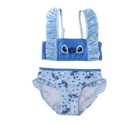 Bikini Stitch Niña 2 Piezas - Bikini Infantil Disney para Playa, Piscina y Verano, Secado Rápido, Ropa de Baño Ajustable y Forro Interior, Resistente, 10 Años