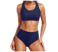 Bikini Talla Grande Mujer Push Up - Bikinis Mujer Deportivo Brasileño Reductores Traje De Baño 2 Piezas Biquini Sexy Swimwear con Relleno BañAdores Top und Braga Alta Culotte Natacion Playa Piscina