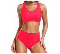 Bikini Talla Grande Mujer Push Up - Bikinis Mujer Deportivo Brasileño Reductores Traje De Baño 2 Piezas Biquini Sexy Swimwear con Relleno BañAdores Top und Braga Alta Culotte Natacion Playa Piscina