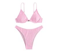 Bikini Talla Grande Mujer Ropa De Baño Bikini Moldeador Esconde Barriga Mastectomia Vikinis Para Mujeres 2025 Sin Tirantes El Chico Que Me Gusta No Es Un Biquini Rojo Braga Alta Bañadores Swimsuit