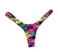 Bikini Tanga Mujer Baño Talla Grande Bikini Tanga Reductor Bragas Menstruales Sexy Verano Trikinis Mujer Elegante Braga Alta Fatos De Banho Mulher Verde L
