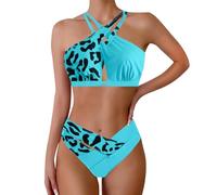 Bikinis Bañador Mujer Bikini Blanco Bikini Rojo 2025 Disimula Barriga Cola Sirena Braga Alta Conjunto Reductor Bañadores Tallas Grandes Natacion Trikini 2026 Cintura Aros XXL Talle Alto Deportivo Sin