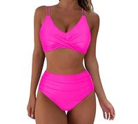 Bikinis de Mujer Bathing Suit for Women Braguita de Bikini Negra para Mujer bañador Natacion Bikini para Busto Grande Bañador Push up con Abertura Natación premamá Traje baño Conjunto Modelador