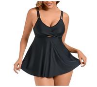 Bikinis für Damen Bikini setzt Sporty Two Piece Swimsuits Color Block High Cut Bathing Suits auf Armen, Bauchweg High Waist Bademode Sexy Zweiteilige Badeanzug Twist Front Swimsuit BikiniSets, Negro