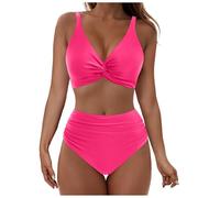 Bikinis Mujer 2025,Mis Pedidos Conjuntos de Bikinis para Mujer Push Up Sexy Conjunto Traje de Baño Dividido Bañadores Reductores Bra Tops y Cintura Alta Braga Ropa de Baño Verano Viajes Playa Vikinis