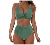 Bikinis Mujer 2025,Mis Pedidos Conjuntos de Bikinis para Mujer Push Up Sexy Conjunto Traje de Baño Dividido Bañadores Reductores Bra Tops y Cintura Alta Braga Ropa de Baño Verano Viajes Playa Vikinis