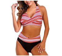 Bikinis Mujer 2025 Push Up Brasileño Bikini Talla Grande Braga Alta con Relleno Deportivo Bañadores Mujer Reductor Familiar Dos Piezas Top Swimsuits for Women Naranja 4XL