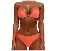 Bikinis Mujer 2025 Talla Grande Natación Sexy Bikini Push Up Tanga Bañador Brasileño Traje De Baño Deportivo Bañadores 2 Piezas Reductor Barriga Control De Abdomen Ropa De Baño Playa Vacaciones Oferta