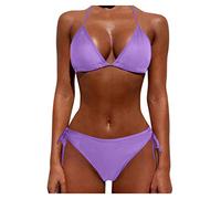 Bikinis Mujer 2025 Talla Grande Natación Sexy Bikini Push Up Tanga Bañador Brasileño Traje De Baño Deportivo Bañadores 2 Piezas Reductor Barriga Control De Abdomen Ropa De Baño Playa Vacaciones Oferta