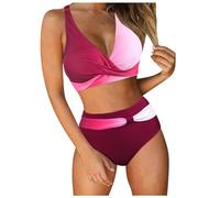 Bikinis Mujer 2026 Bikini Mujer 2026 Bikinis Talla Grande Biquinis Partes De Arriba Braga Alta Traje Baño 2 Piezas Micro Natacion Push Up Parte Vikinis para Mujeres Trajes Viquinis Reductor Tankini