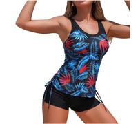 Bikinis Mujer 2026 con Relleno Top Bikini Bandeau Conjunto de Bikini de Primavera Verano para Mujer con Cinturón Alto Y Pecho Color Liso Deportivo Relleno (Pink L)