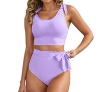 Bikinis Mujer Bikini Mujer Bikini Tiro Alto Viquinis 2025 Reductor Barriga Trikini Braga De Trajes Baño Bañador Blanco Biquini Sexy Bañadores Señora Conjunto 2 Piezas Transpirable Micro Extremo Talla