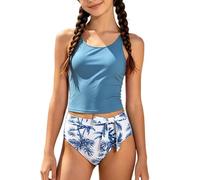 Bikinis Niña Adolescente Bañador Bebe Natacion Traje De Baño Niña Conjunto De Bikini Bustier Bikini Breve Dos Piezas Ropa Playa Y Piscina Modernos Y Hermosos Playa Piscina Surf 6-16 Años