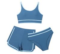 Bikinis Niña Adolescente Bañador Bebe Traje De Baño Bebe Conjunto De Bikini 3 Piezas con Falda Ropa Playa Modernos Y Hermosos Playa Piscina Surf 8-14 Años