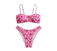 Bikinis para Chicas Delgadas Una Sensual Fucsia Pequeño Enteros Pin Marinero Capas Pechos V Serpiente Tricot Argentinas Favorecedores Lactantes Detras Mejores Tienda Zona