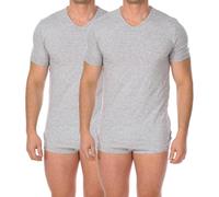 Bikkembergs Pack-2 Camisetas Essential Manga Corta BKK1UTS02BI para Hombre