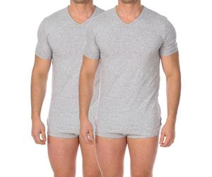 Bikkembergs Pack-2 Camisetas Essential Manga Corta BKK1UTS02BI para Hombre