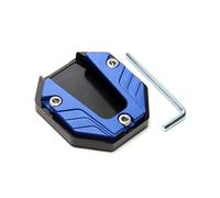 BIKKJBK Almohadilla Soporte Lateral Extensor De Pata De Cabra para Scooter Y Motocicleta, Almohadilla De Extensión De Caballete Lateral Almohadilla Placa Caballete Lateral Base Agrandada