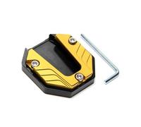 BIKKJBK Almohadilla Soporte Lateral Extensor De Pata De Cabra para Scooter Y Motocicleta, Almohadilla De Extensión De Caballete Lateral Almohadilla Placa Caballete Lateral Base Agrandada