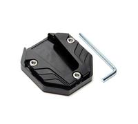 BIKKJBK Almohadilla Soporte Lateral Extensor De Pata De Cabra para Scooter Y Motocicleta, Almohadilla De Extensión De Caballete Lateral Almohadilla Placa Caballete Lateral Base Agrandada