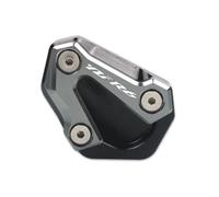 BIKKJBK Almohadilla Soporte Lateral para YZF-R6 YZFR6 YZF R6 2006-2016 2015 2014 2013 Pata De Cabra Pata De Cabra Lateral Placa De Soporte De Extensión Ampliar Soporte
