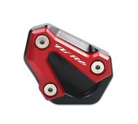 BIKKJBK Almohadilla Soporte Lateral para YZF-R6 YZFR6 YZF R6 2006-2016 2015 2014 2013 Pata De Cabra Pata De Cabra Lateral Placa De Soporte De Extensión Ampliar Soporte