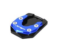 BIKKJBK Almohadilla Soporte Lateral Placa Ampliación Caballete Lateral De Motocicleta para XMAX300 Xmax 300 X-MAX300, Soporte De Extensión Pata De Cabra, Base Almohadilla Pie Accesorios