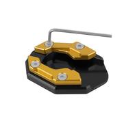 BIKKJBK Almohadilla Soporte Lateral Placa Extensión Pata Cabra Almohadilla Ampliación para Caballete Lateral, Placa De Soporte para NMAX155 NMAX 155 XMAX300 Xmax 300 2015-2021